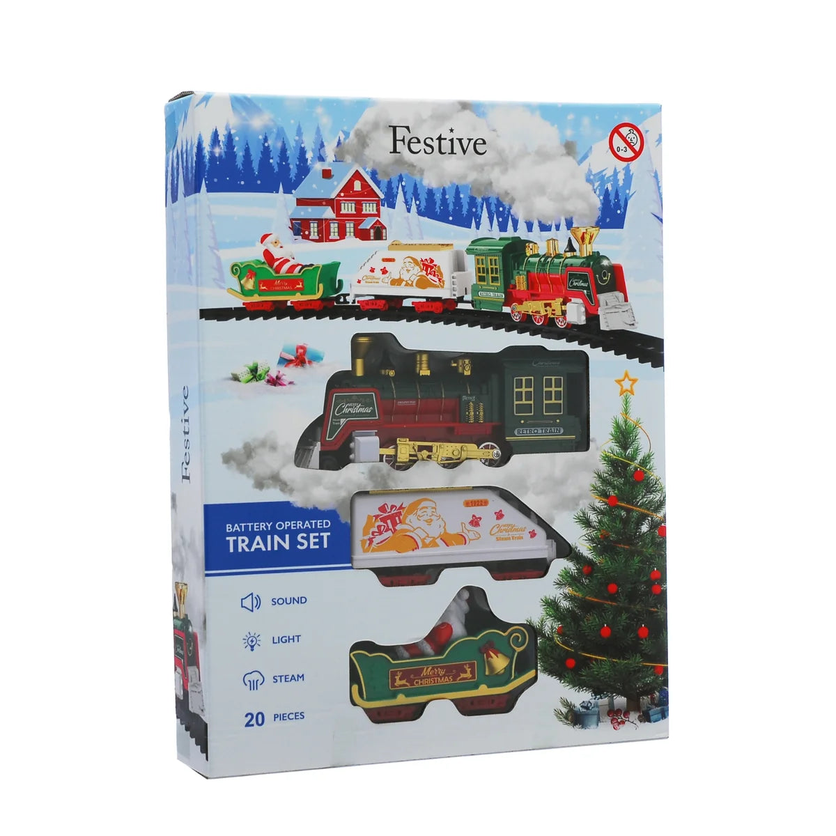 Christmas Train Set - 20 Pieces