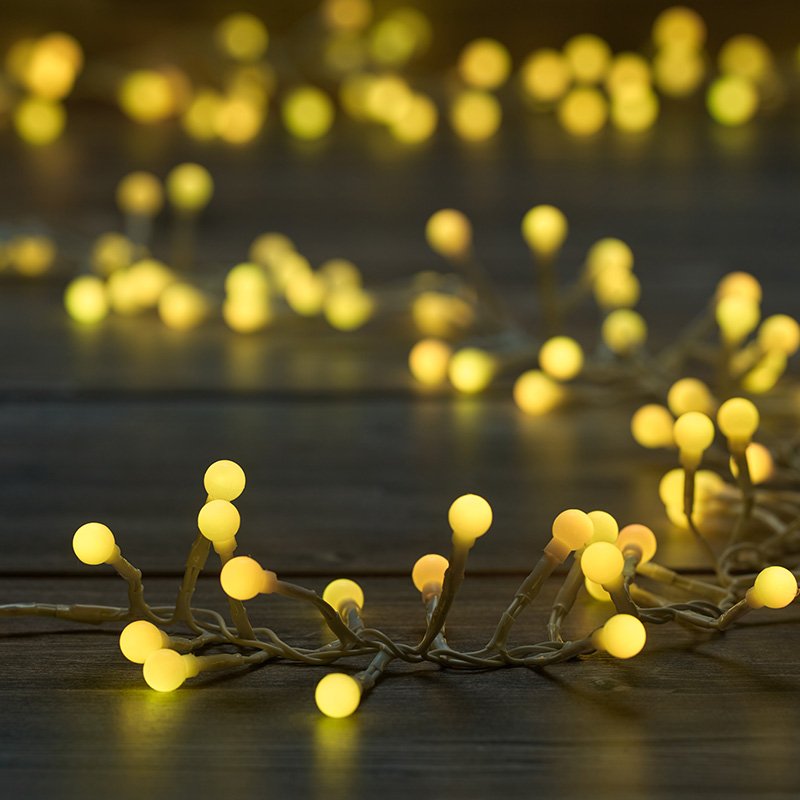250 Ball Cluster Lights - Warm White