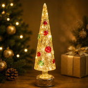 Spinning DecoTree Gold LED Christmas Decoration