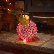 Spinning DecoBauble Ruby LED Christmas Decoration