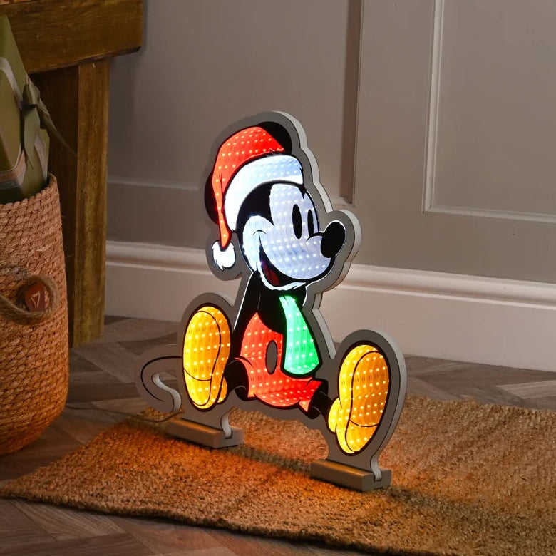 Disney® Sitting Mickey Mouse Infinity Christmas Light - 20cm