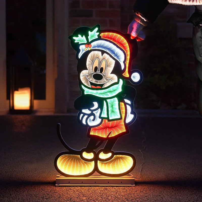 Disney® Mickey Mouse with Scarf Infinity Christmas Light - 40cm
