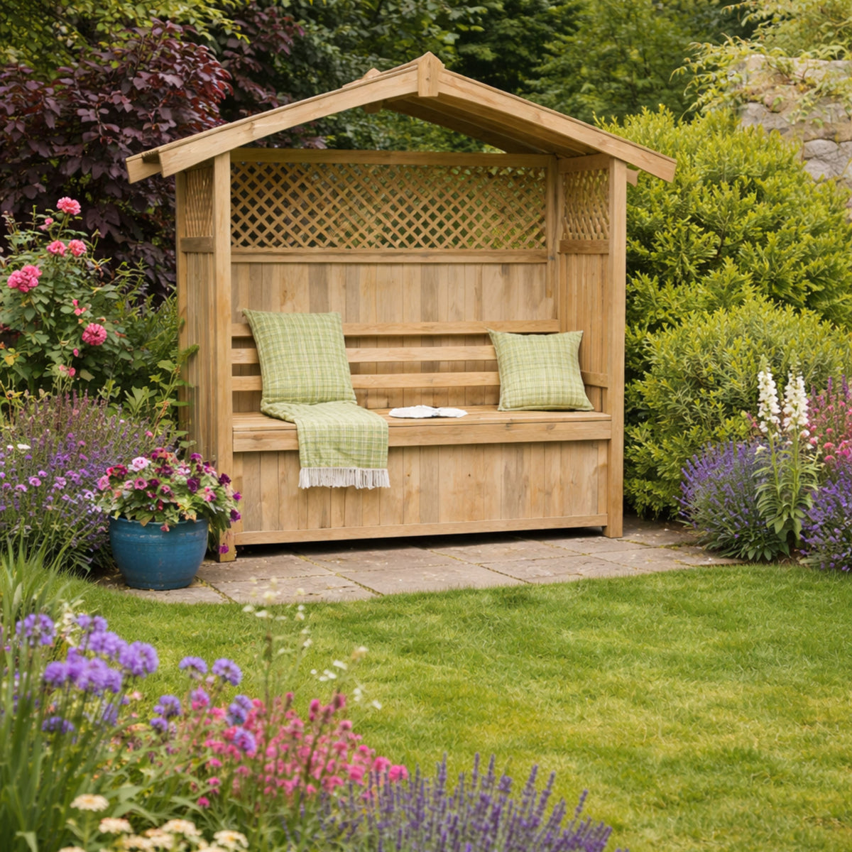 Zest 4 Leisure Hampshire Arbour with Storage Box