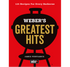 Book cover of 'Weber's Greatest Hits' with a red background and black grill illustration.
