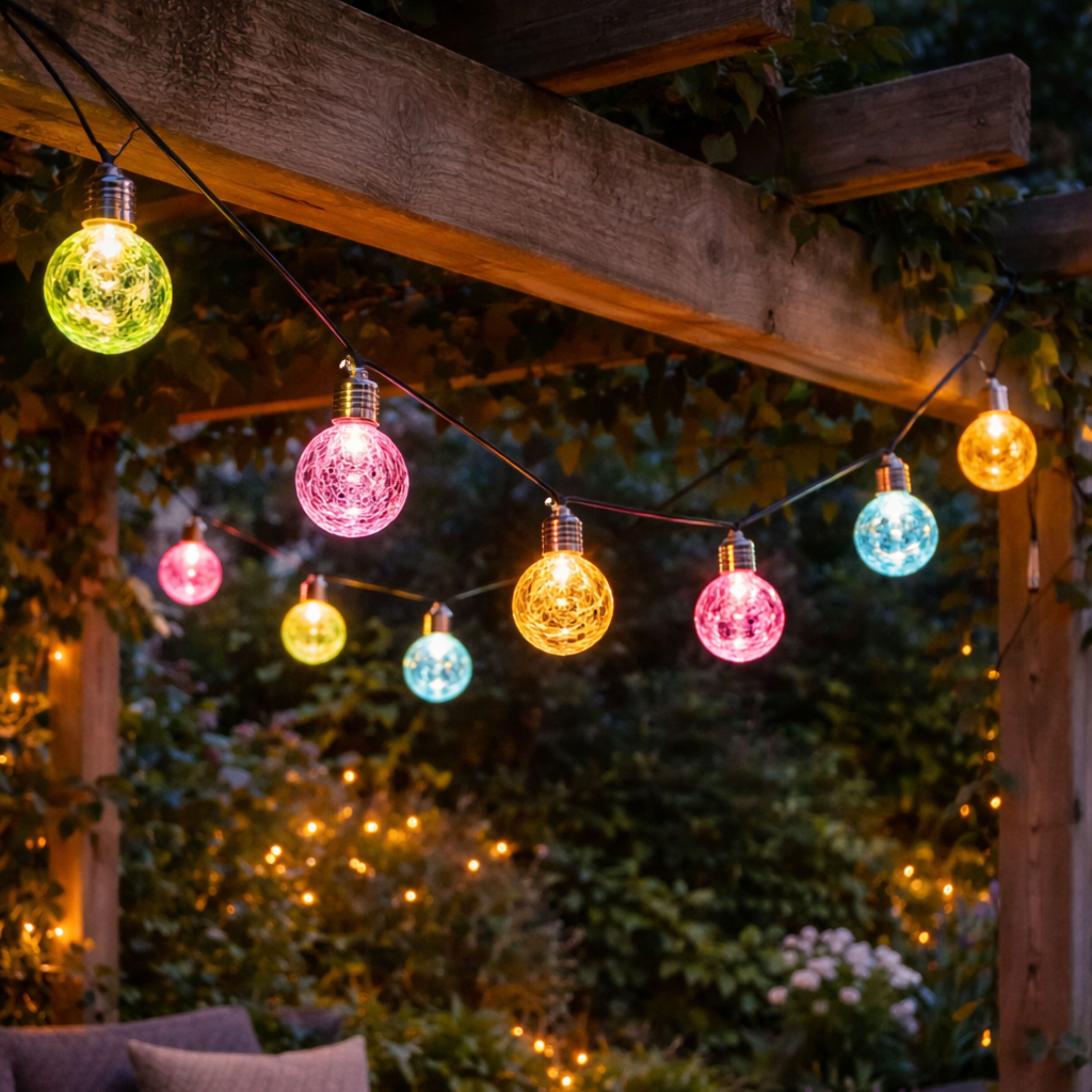 Eureka! Crackle String lights