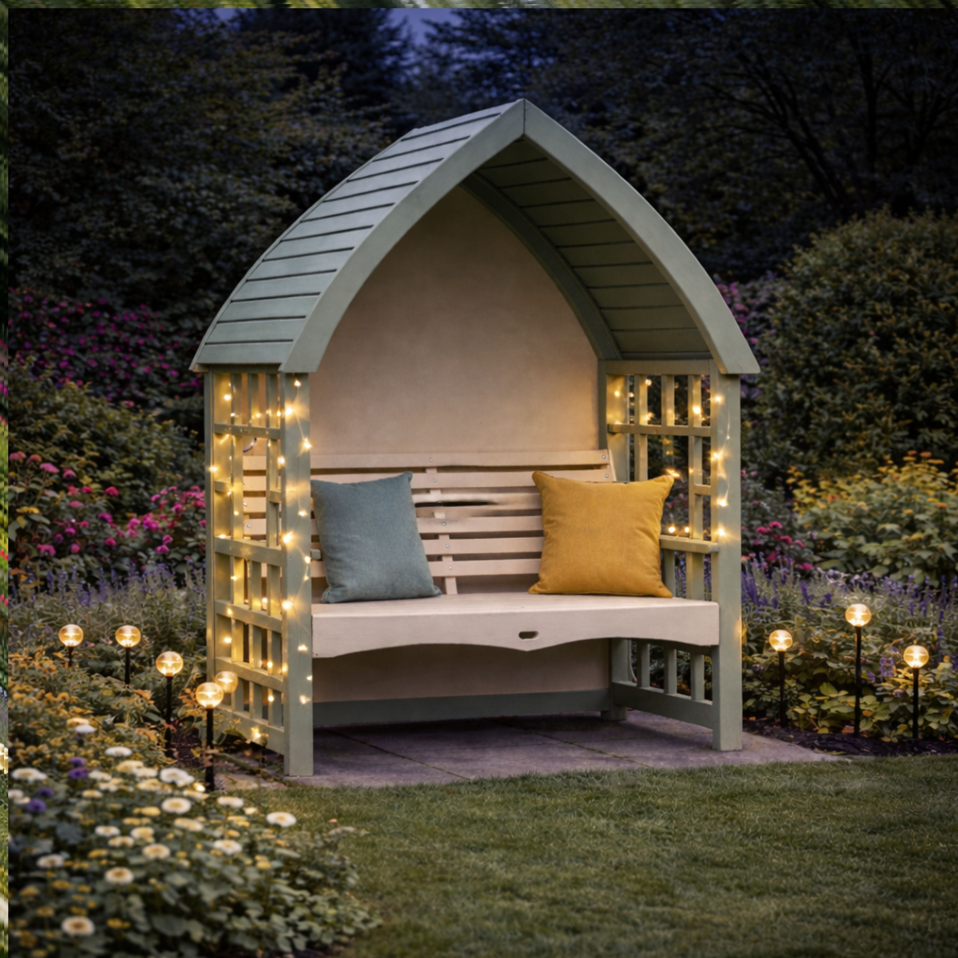 AFK Cottage Arbour Heritage Sage & Cream