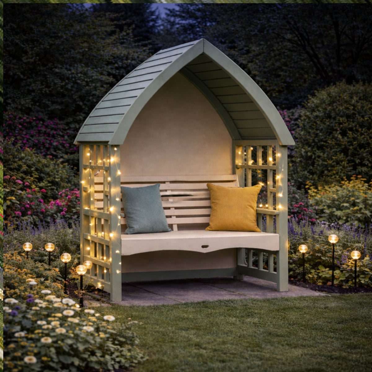 AFK Cottage Arbour Heritage Sage & Cream
