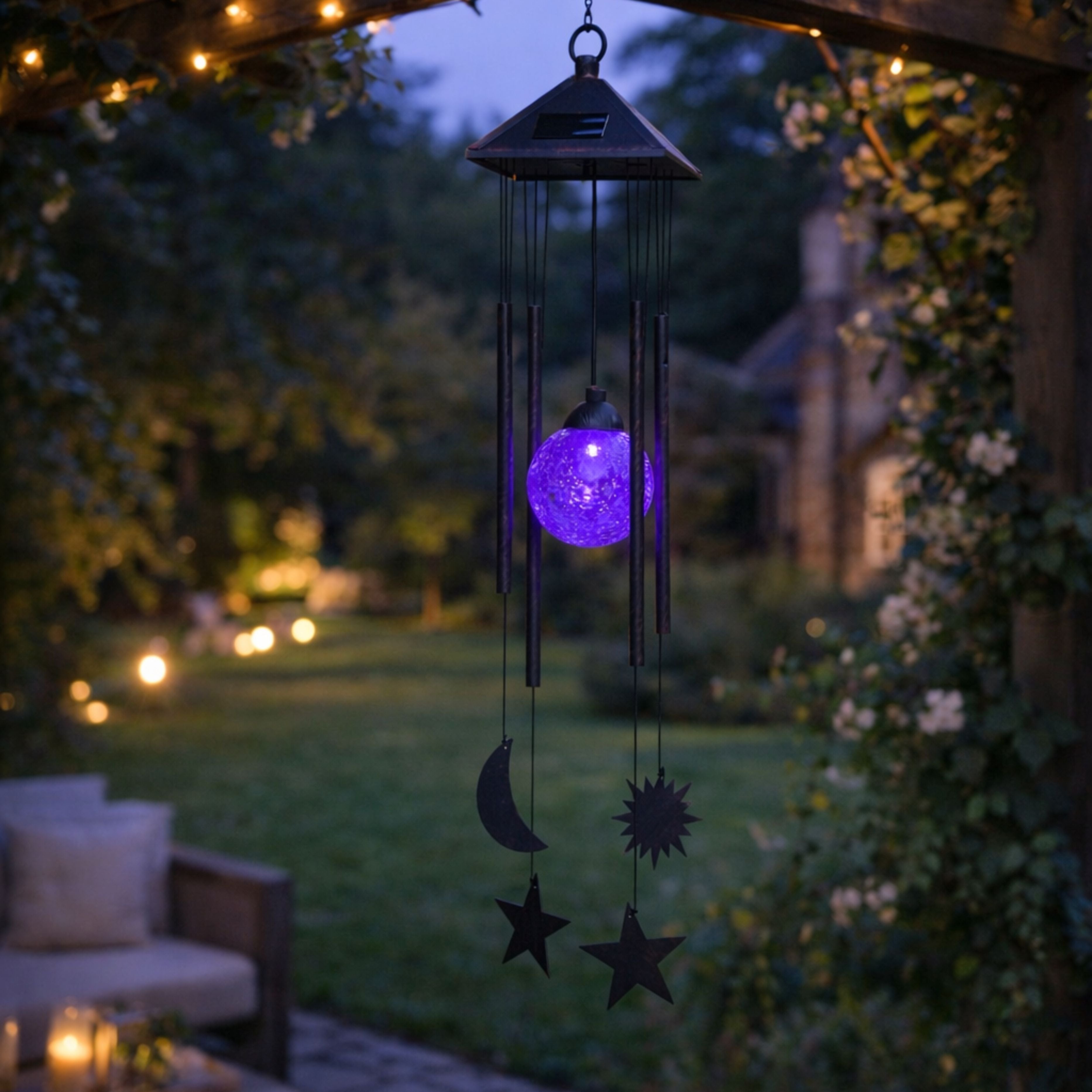 Sun, Moon & Star Wind Chime