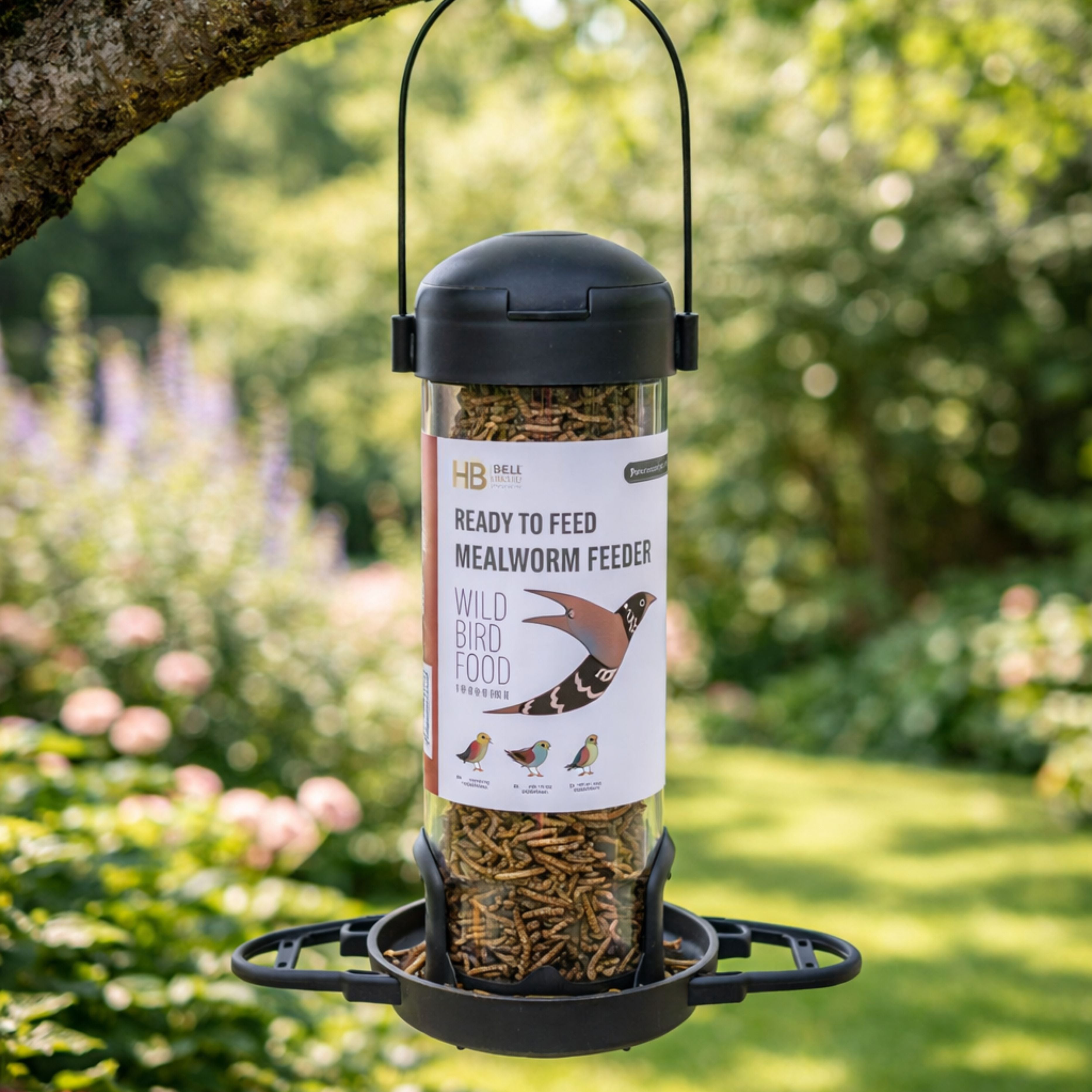 Henry Bell Mealworm Feeder – Pre-Filled Essentials Bird Feeder