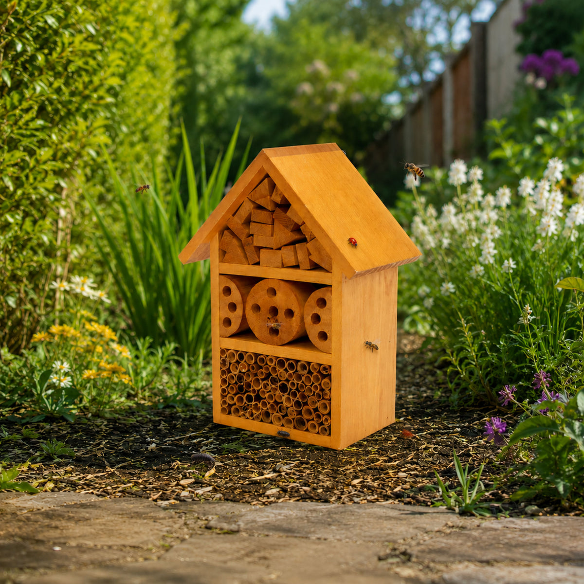 Henry Bell Insect House – Wooden Wildlife Bug Hotel