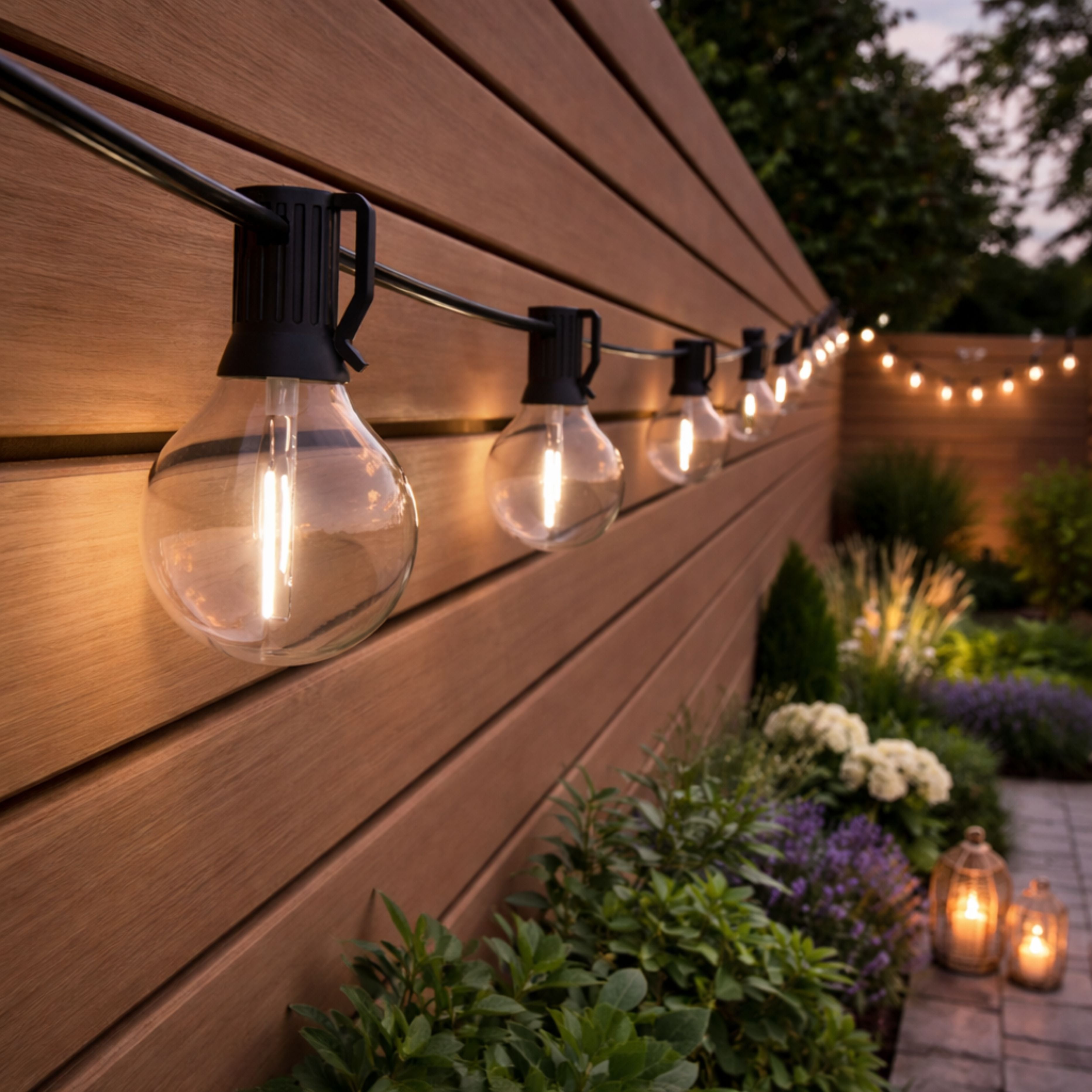 Solar Centre Falmouth Festoon Lights (Set of 25)