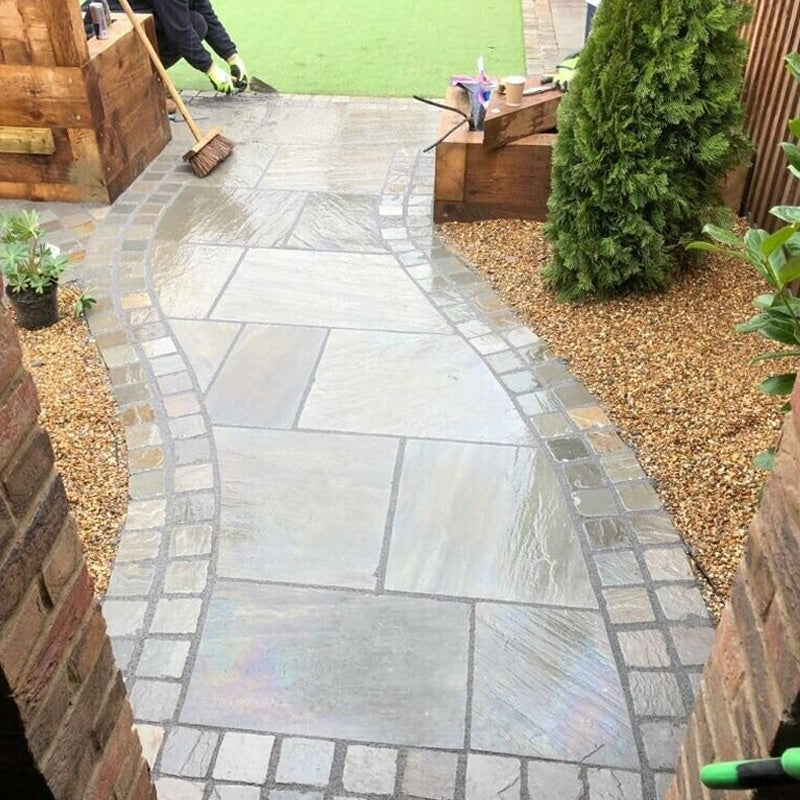 Grey Sett 100 x 100 x 25-30mm