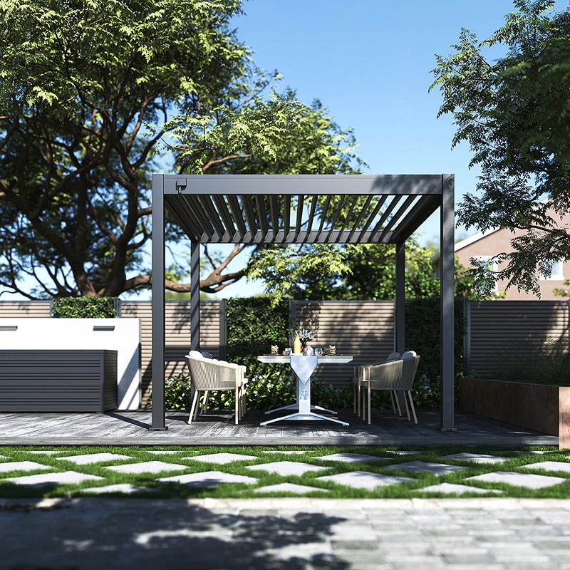 Olympus 3m x 3m Pergola with LED Lights