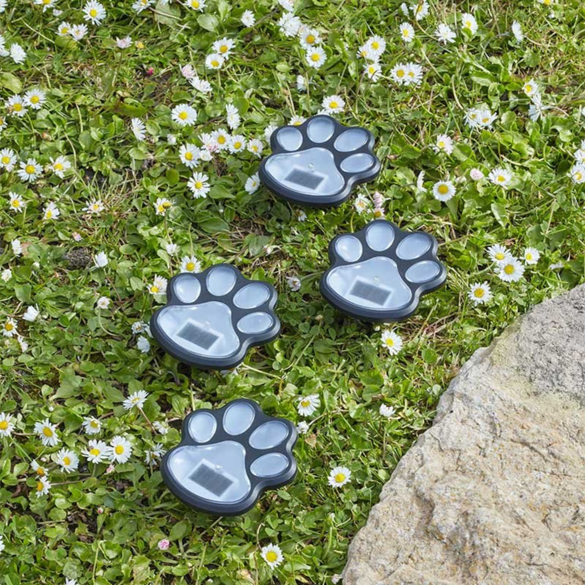 Solar PetPaws Stake Lights 4Pk