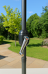 ENJOi Royal Round Aluminium 2.7m Taupe Parasol