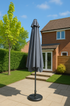 ENJOi Royal Round Aluminium 3m Grey Parasol