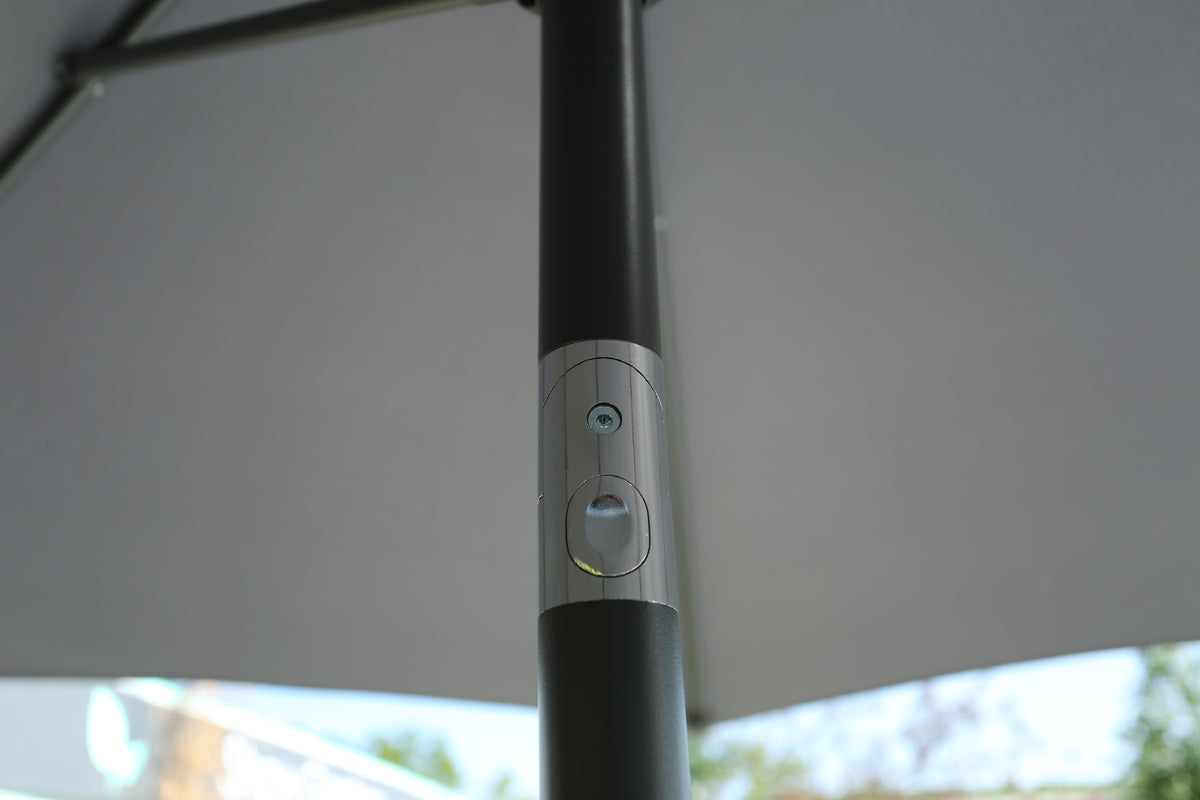 ENJOi Royal Round Aluminium 3m Grey Parasol