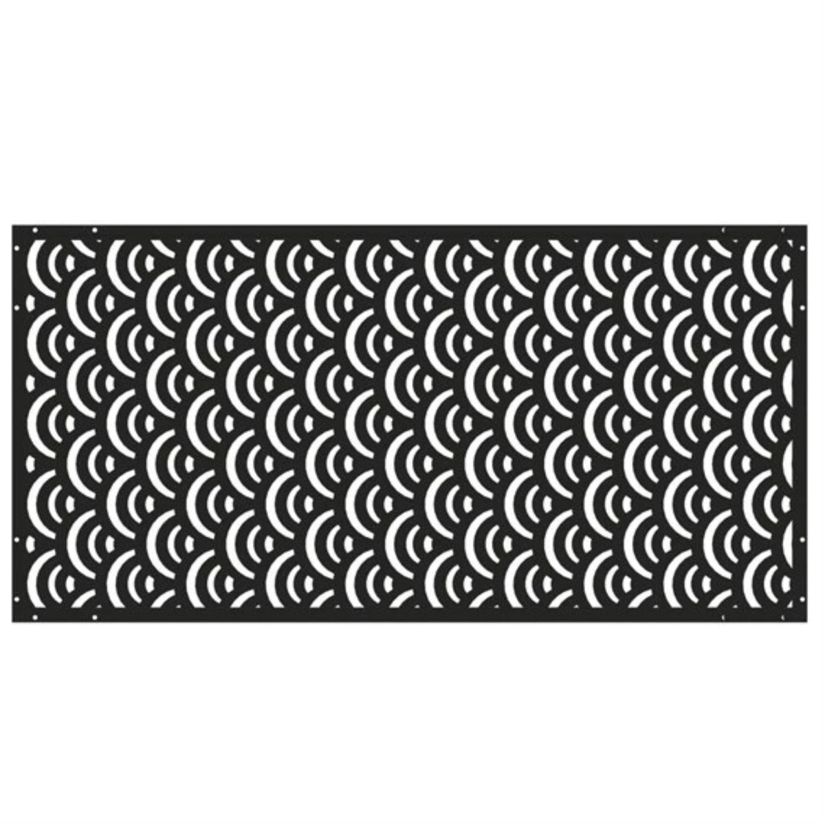 Modern Wave Garden Screen