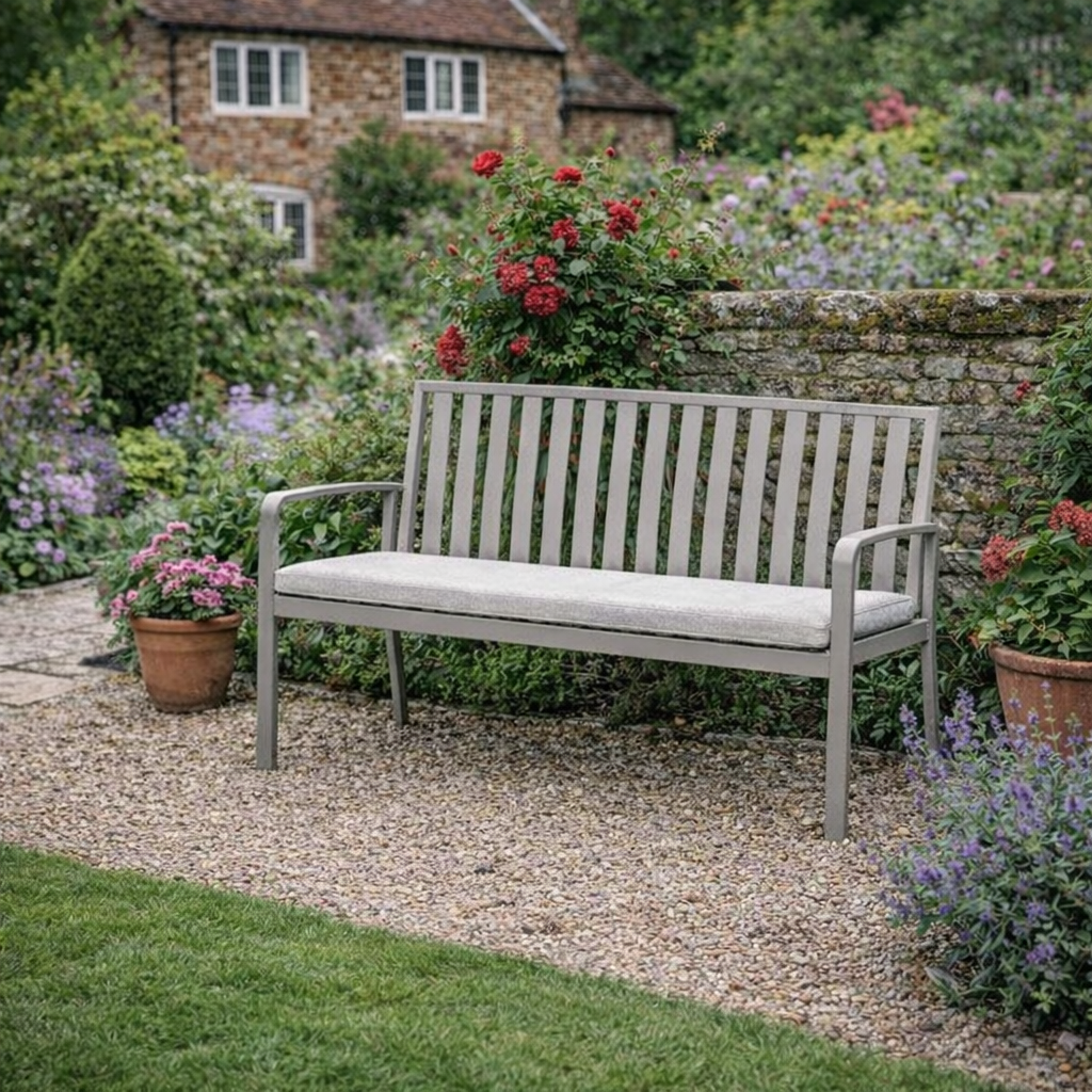 Bruno Park Bench Taupe