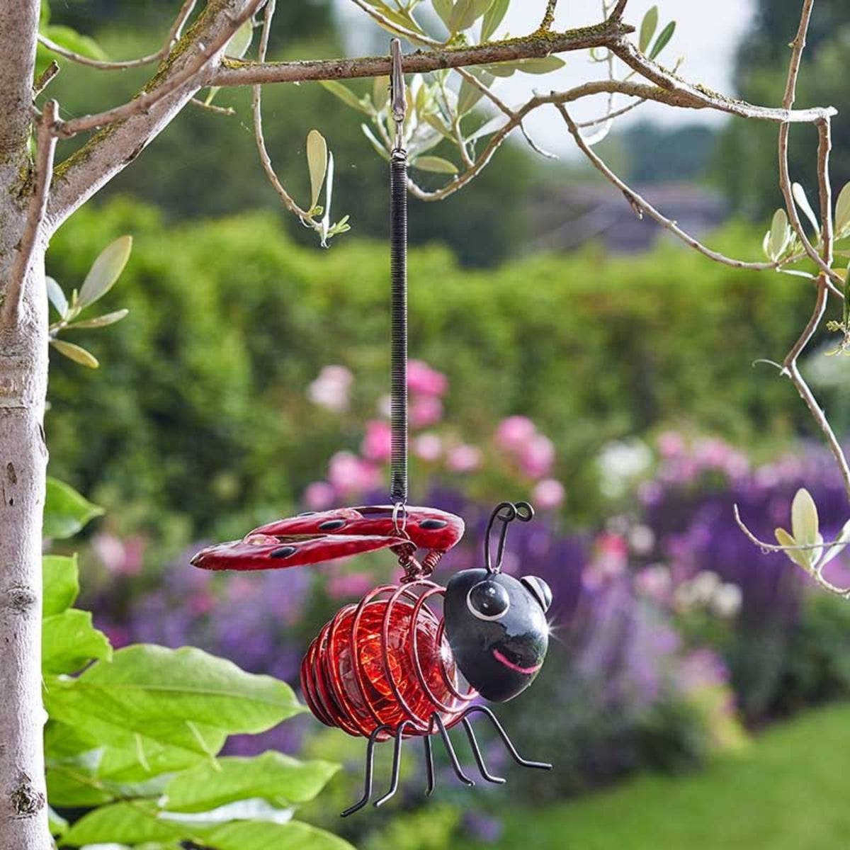 Solar Garden Solar Bug Light – Assorted Bee or Ladybird Decorative ...