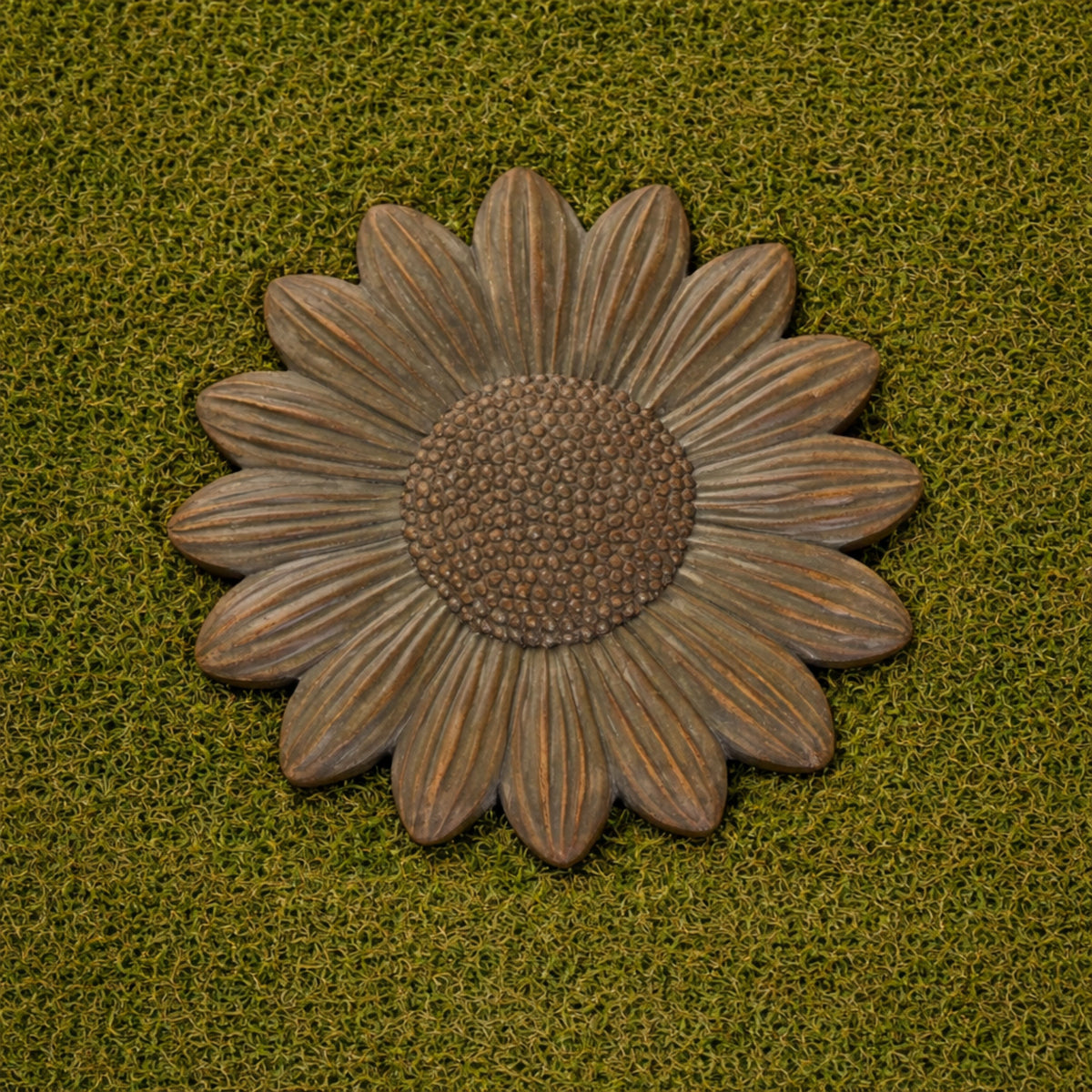 Altico Sunflower, Fossil & Maple Leaf Stepping Stone / Wall Plaque Collection