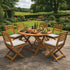 ENJOi Willowbrook Folding 6 Seat Set