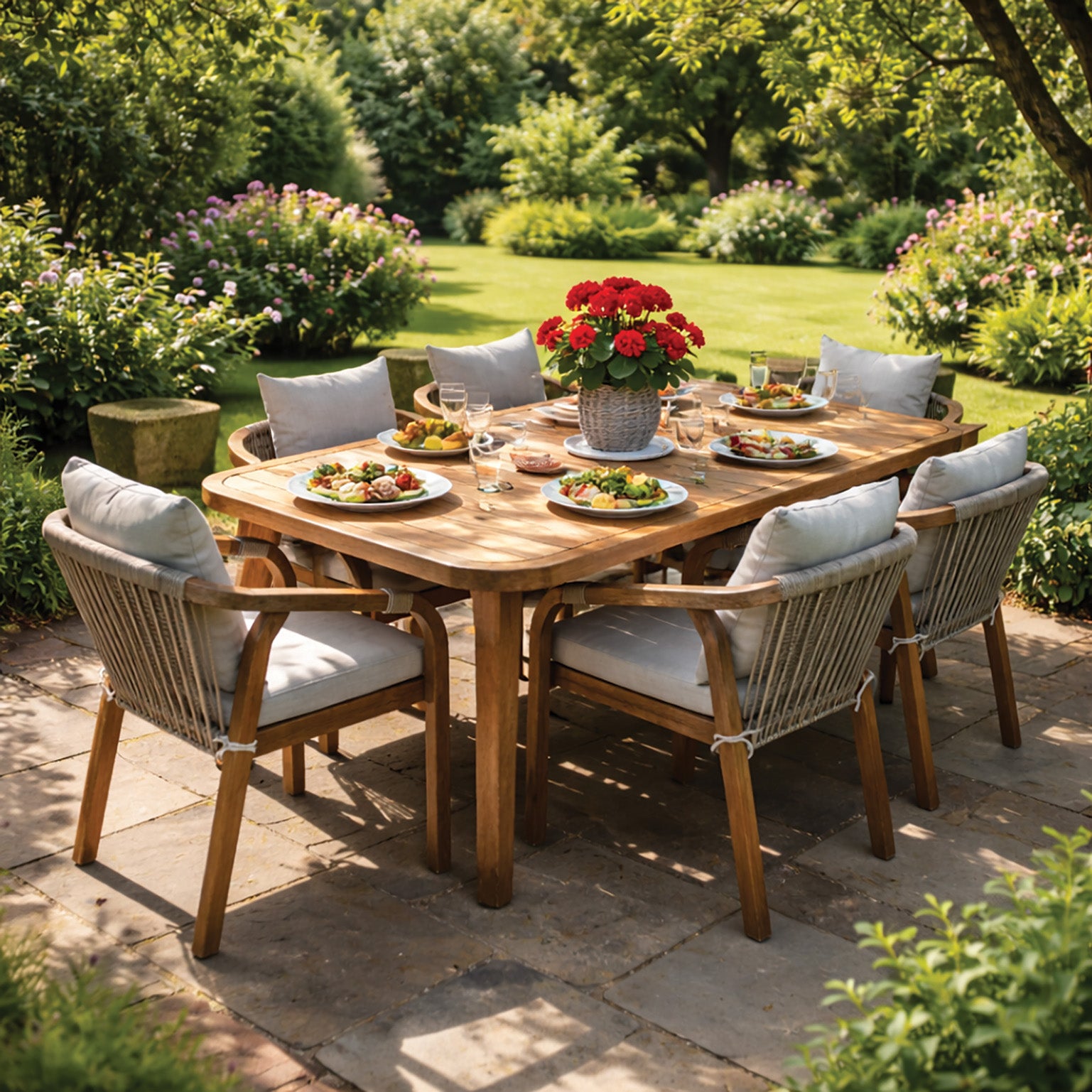 ENJOi Hanoi 6 Seat Dining Set