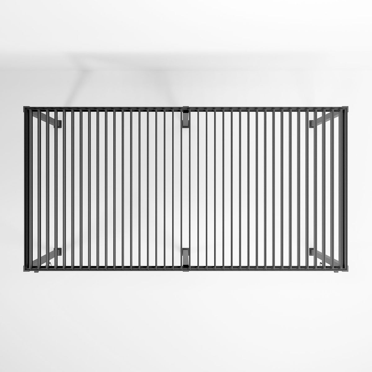ENJOi Leo Aluminium Rectangular Pergola Anthracite Grey - 6m x 3m