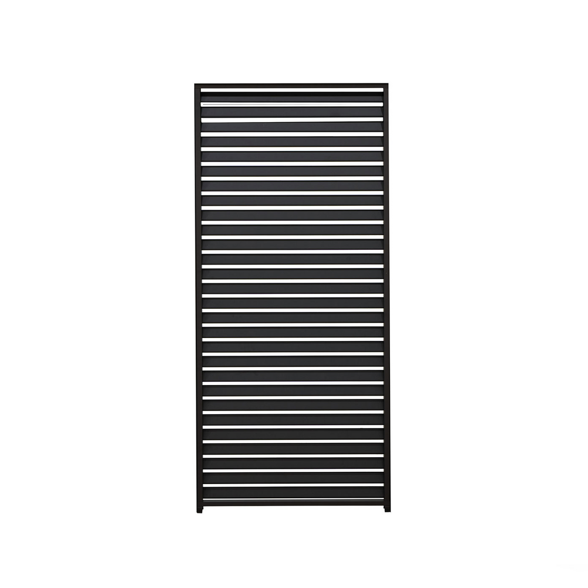 ENJOi Leo Fixed Horizontal Louvre Side Panel Anthracite Grey - 1.2m