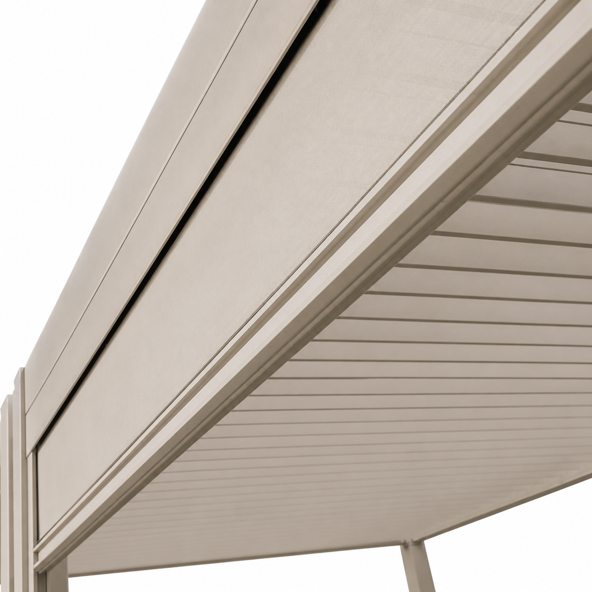 ENJOi Leo Pull Down Privacy Screen Pebble - 3.6m