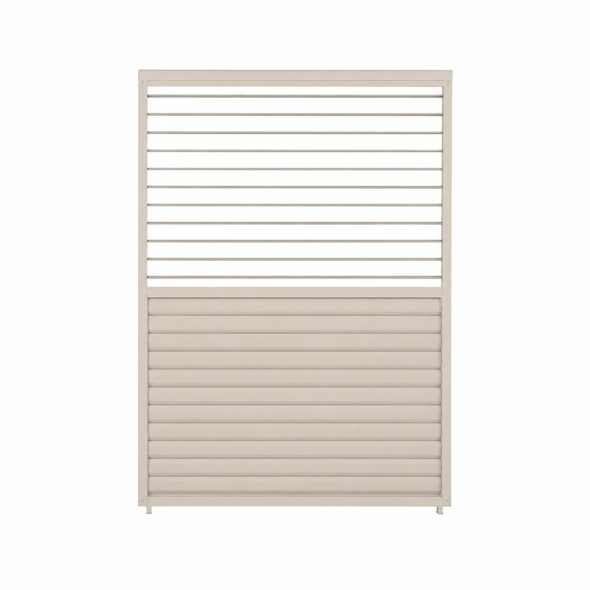 ENJOi Leo Adjustable Louvre Side Panel Pebble - 1.2m