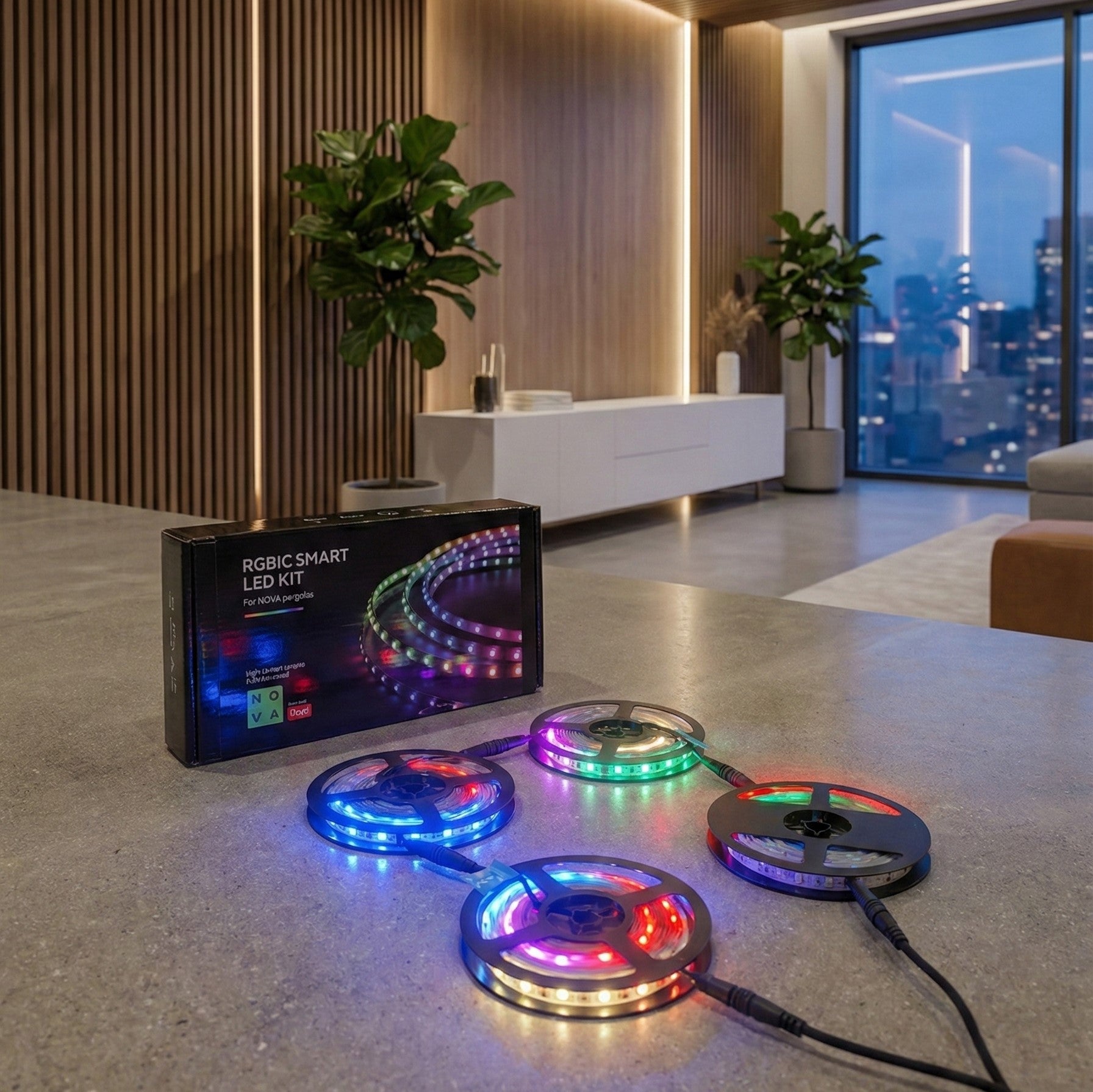 Smart LED Pergola Light Kit - 3m x 2.4m