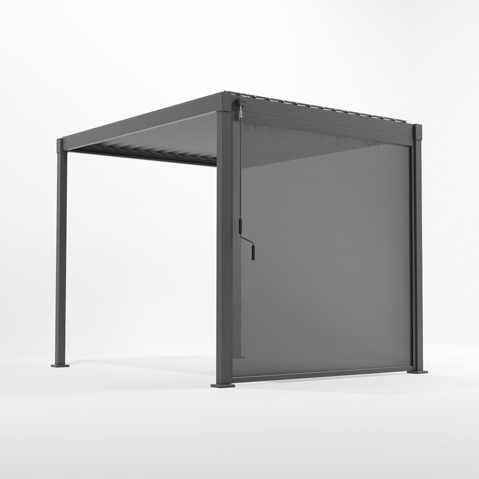 ENJOi Aura Pull Down Privacy Screen Anthracite Grey - 2.4m