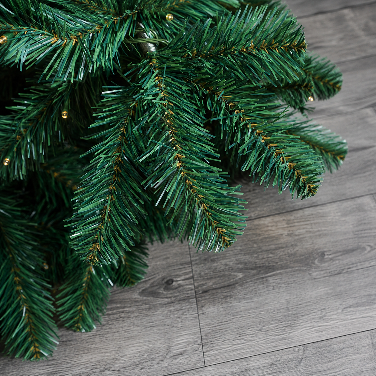 7ft Pre-Lit King Pine Ultra Slim Artificial Christmas Tree