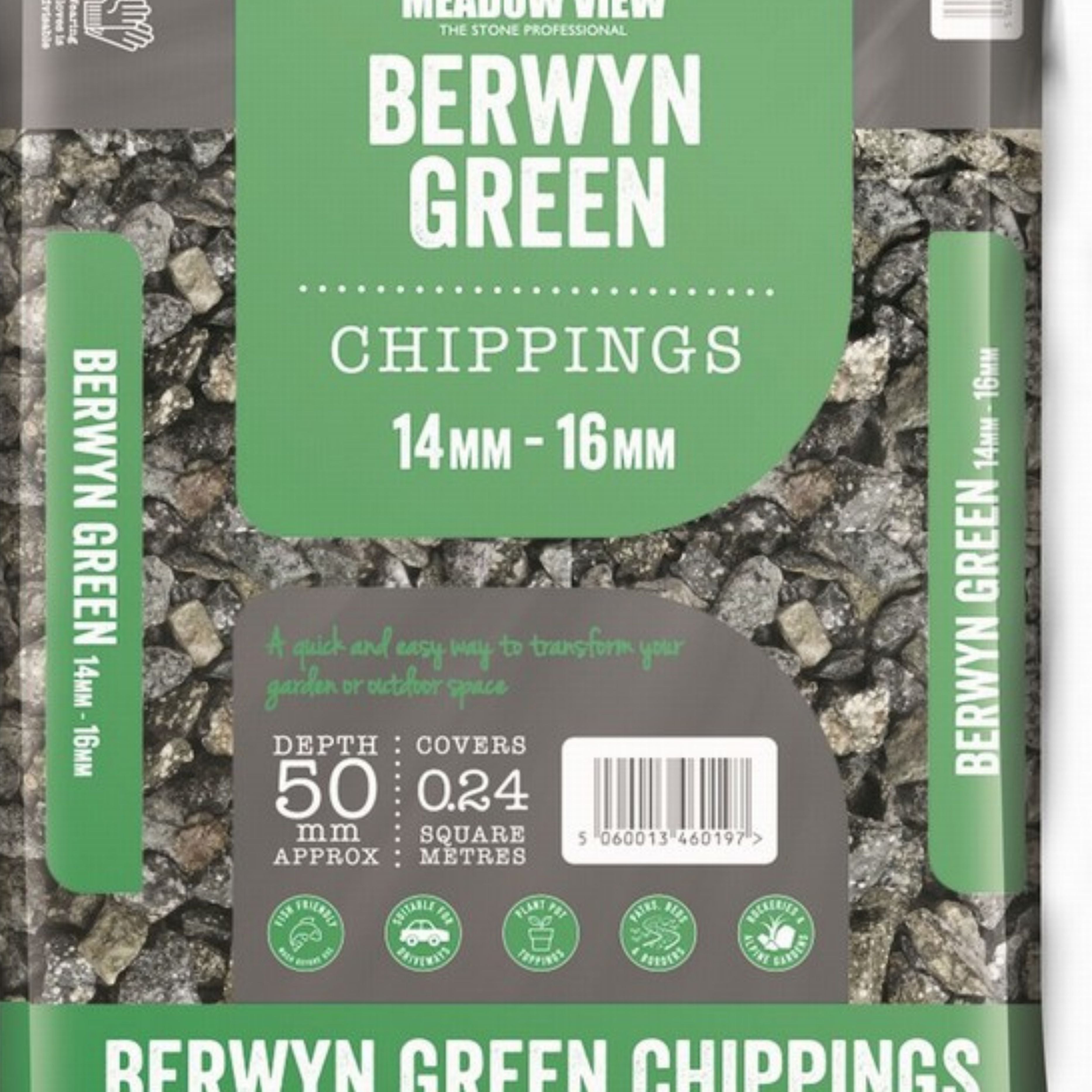 Berwyn Green Chippings 14mm