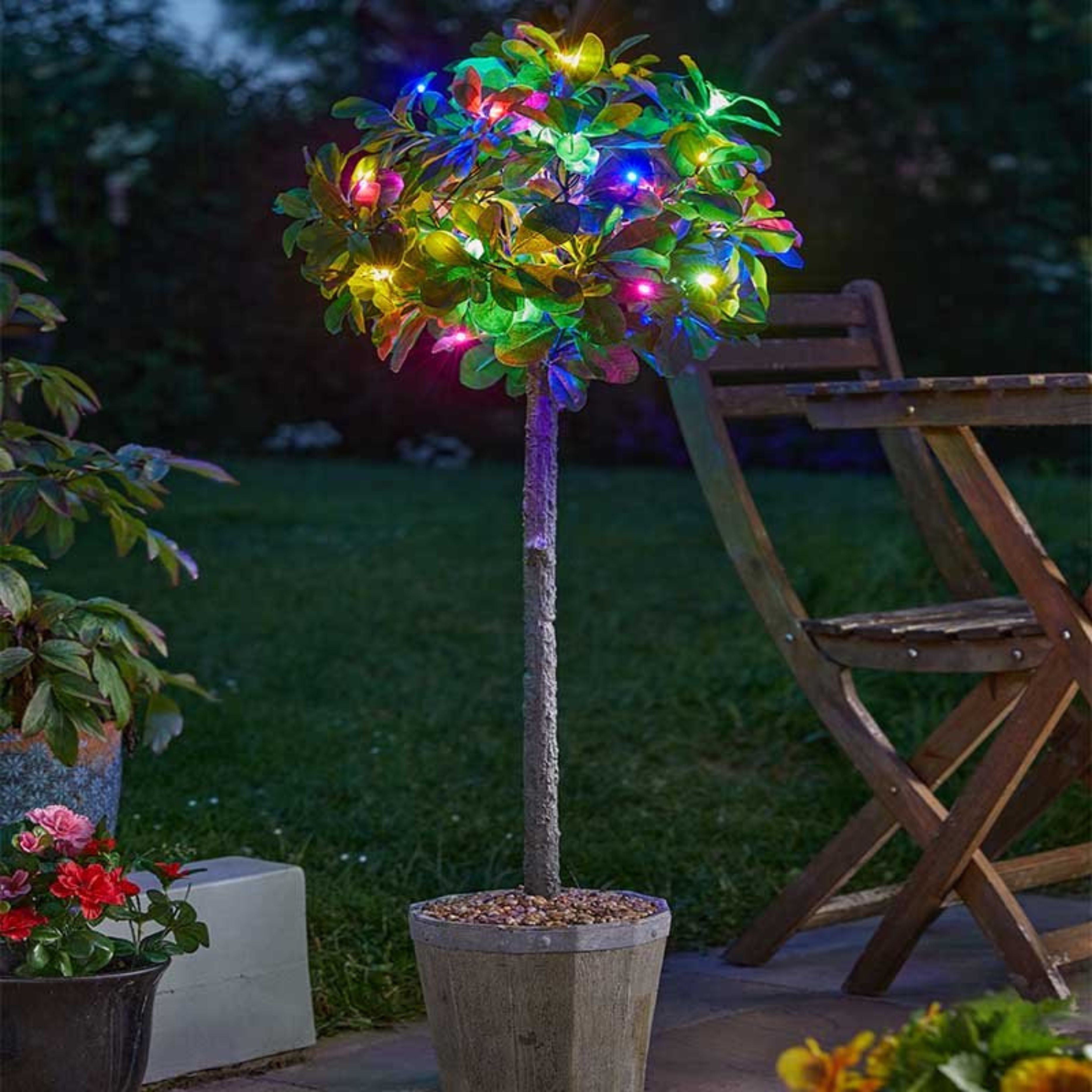 Solar Strings 100 Multi Coloured LEDs