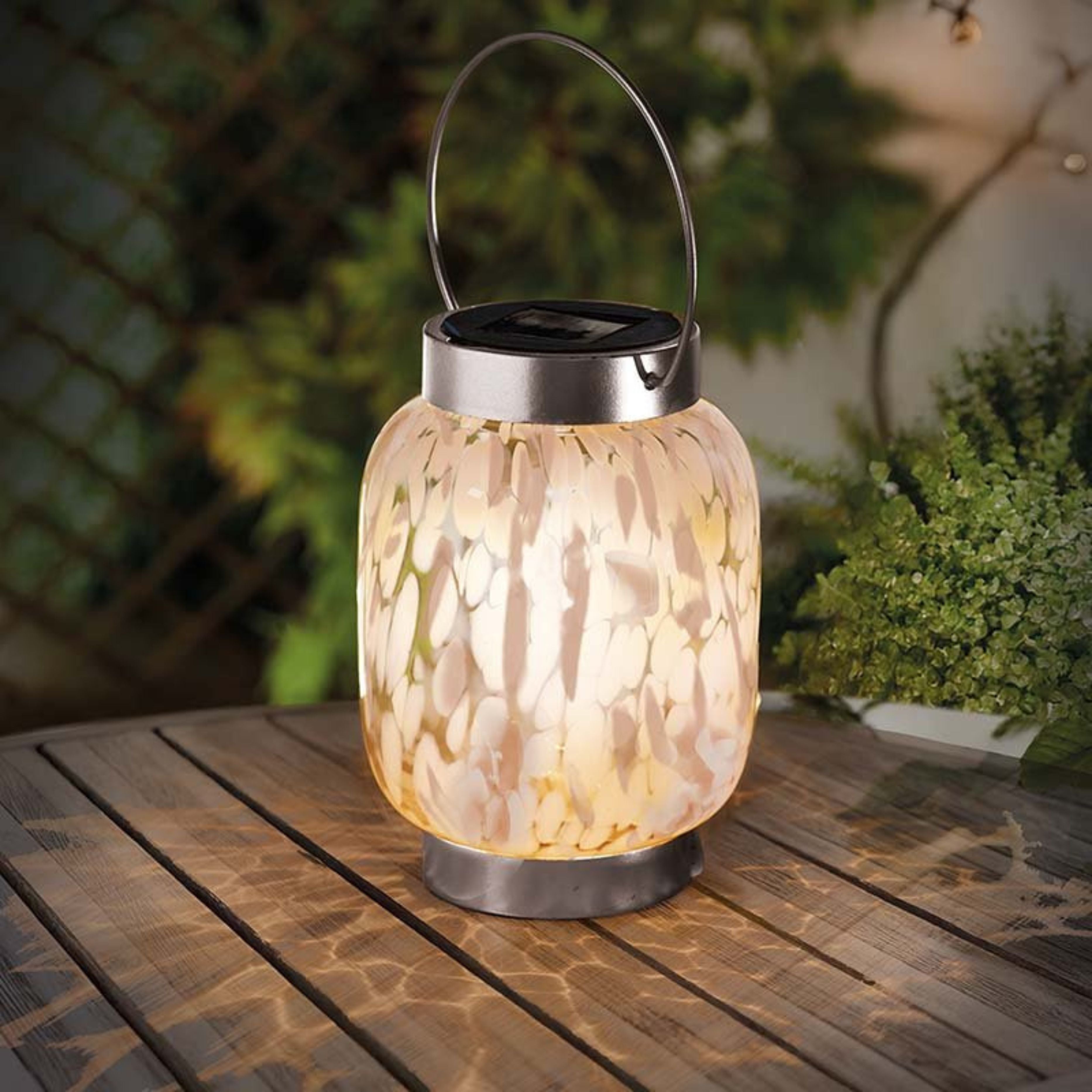 GlassArt Solar Lantern