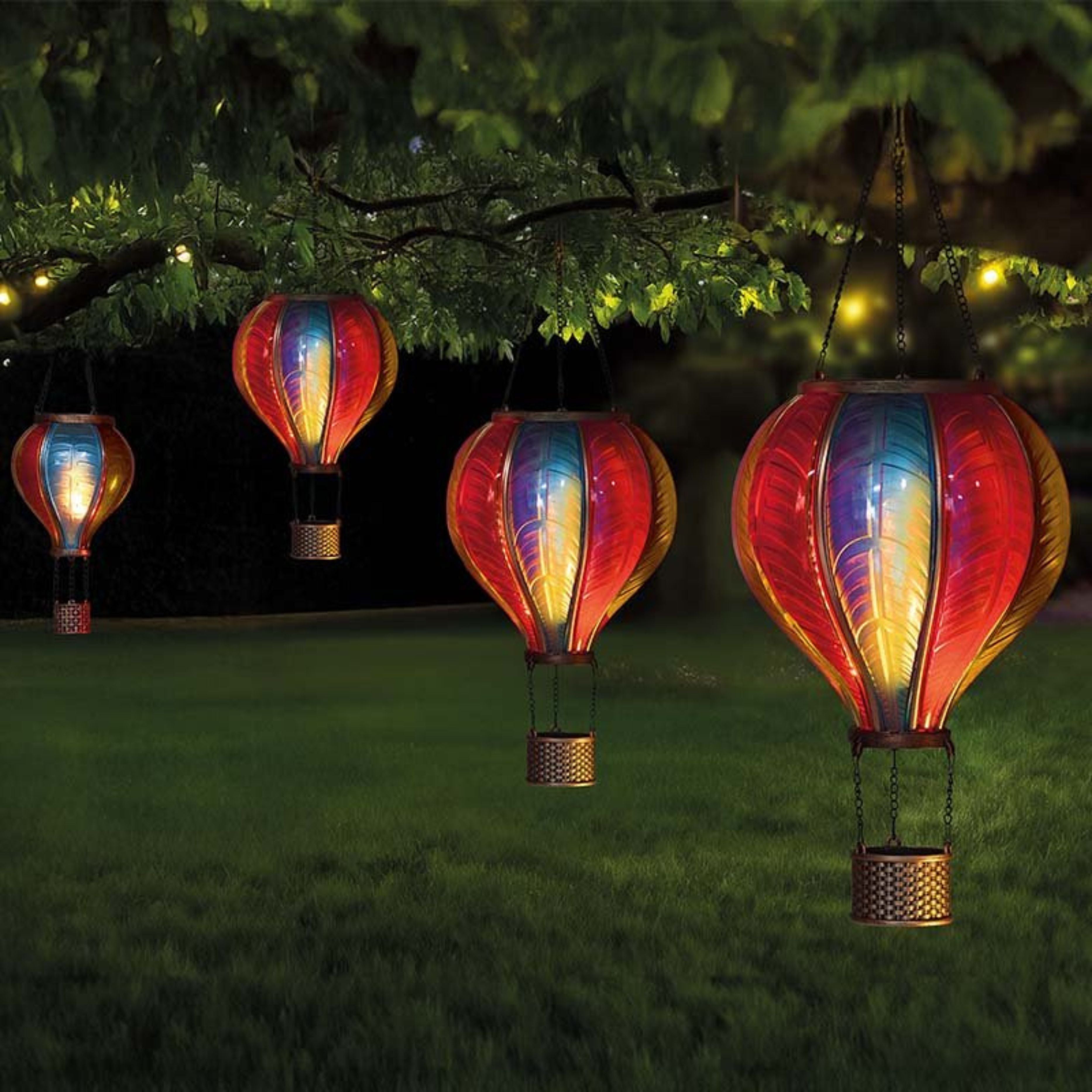 Rainbow Flaming Balloon XXL