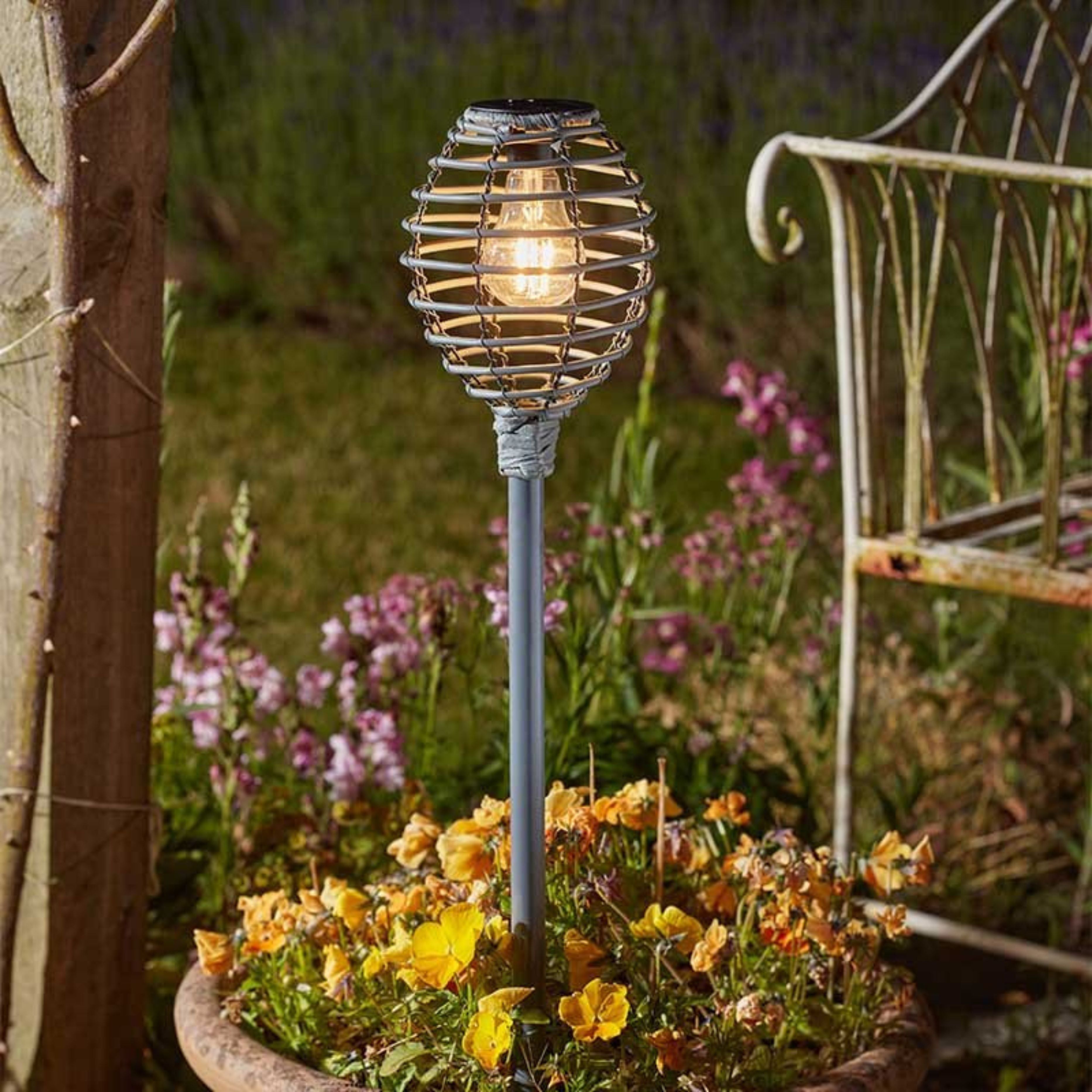 Lumina Faux Rattan Stake