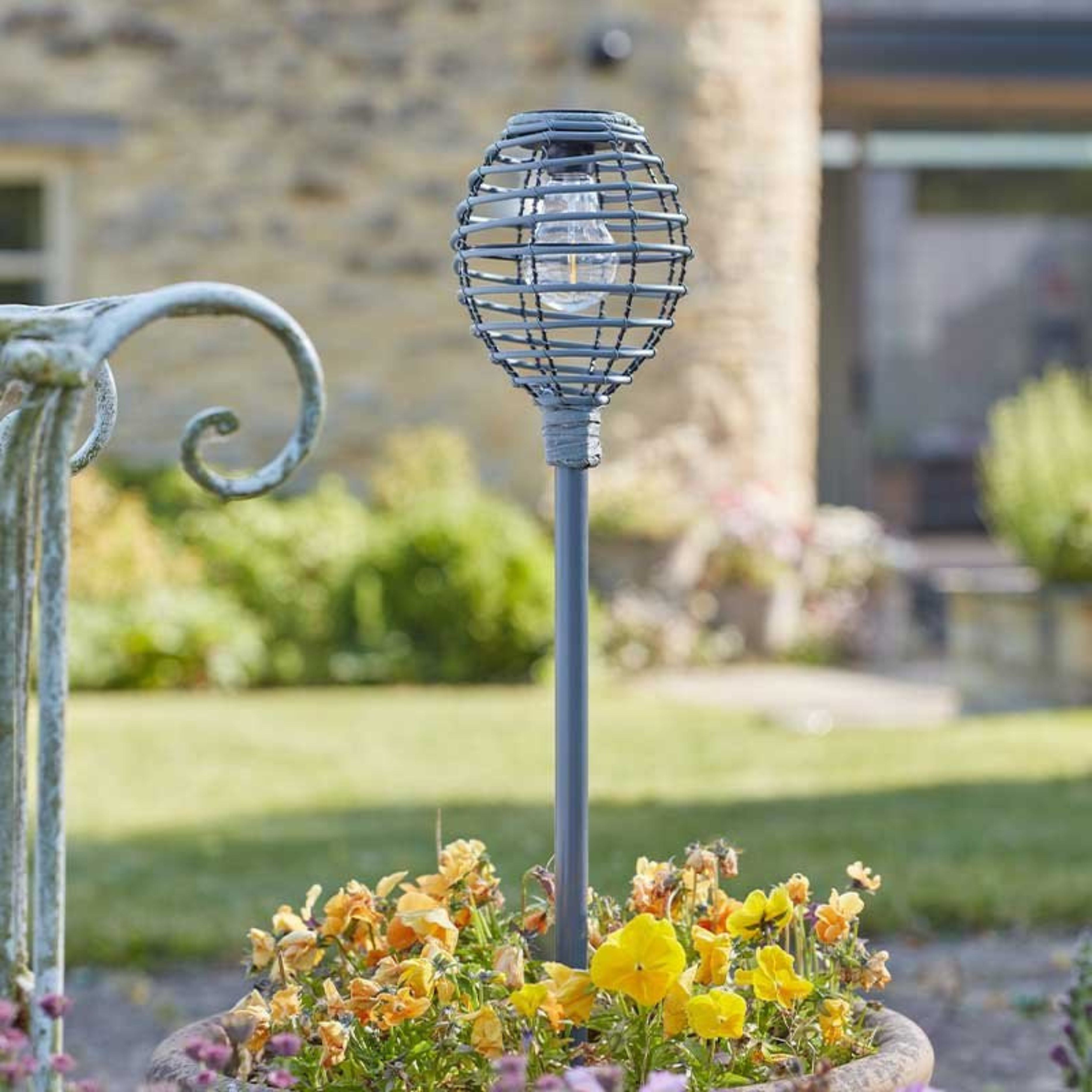 Lumina Faux Rattan Stake